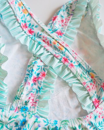 MICHELL×Pukatuka★SummerFloral-Swimwear(2A~10A)の画像
