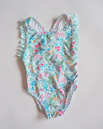 MICHELL×Pukatuka★SummerFloral-Swimwear(2A~10A)の画像