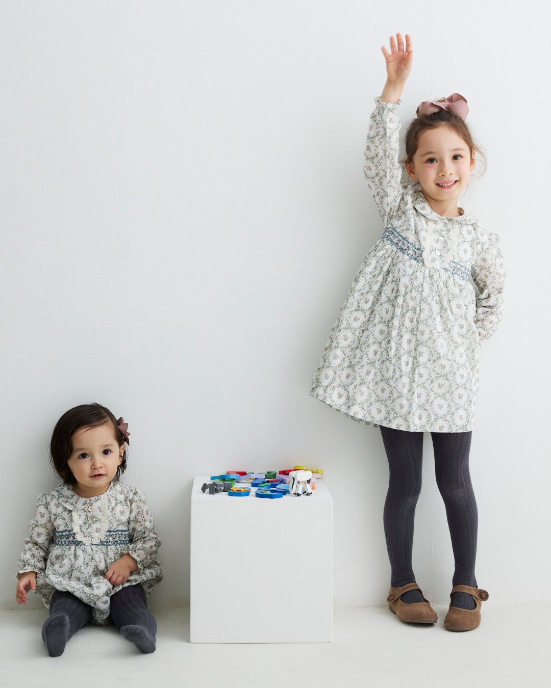 【LAST ONE/4A】pi&pa★Squirrelスモッキングドレス(2A~10A)の画像