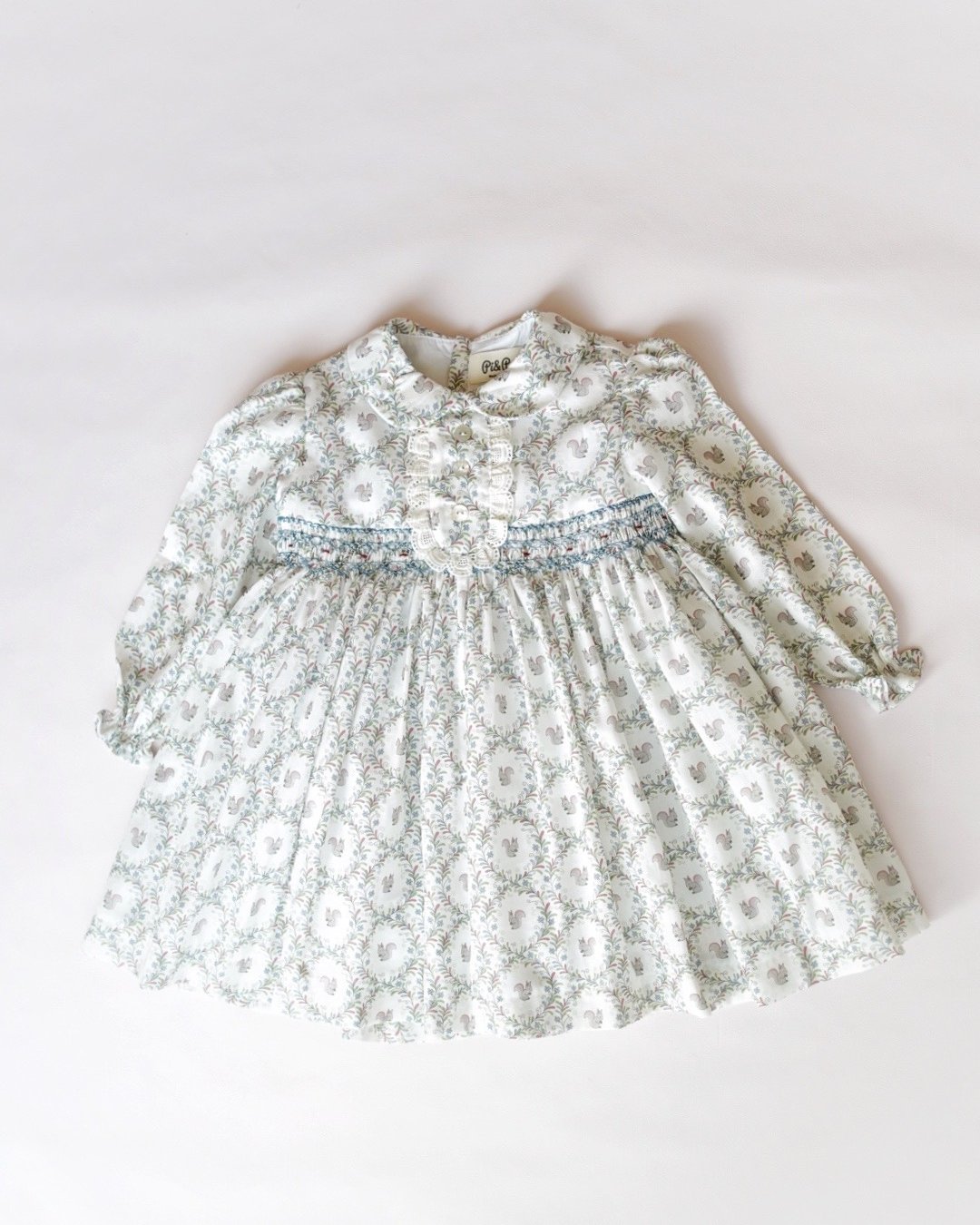 【LAST ONE/4A】pi&pa★Squirrelスモッキングドレス(2A~10A)の画像