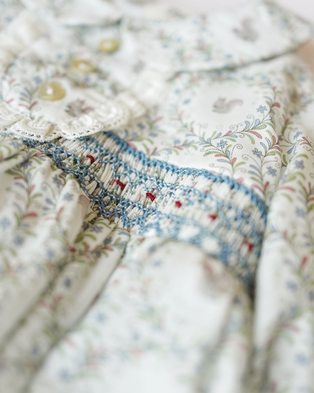 【LAST ONE/4A】pi&pa★Squirrelスモッキングドレス(2A~10A)の画像