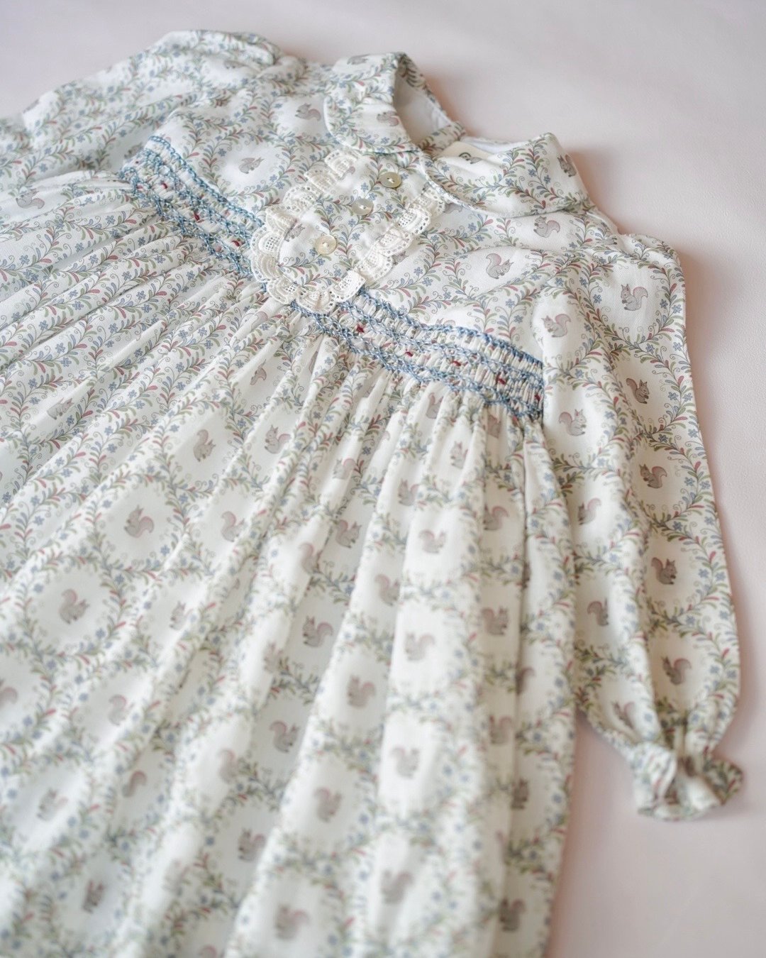 【LAST ONE/4A】pi&pa★Squirrelスモッキングドレス(2A~10A)の画像