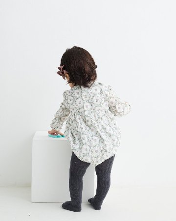 【LAST ONE/18m】pi&pa★Squirrelスモッキングロンパース(12m~18m)の画像