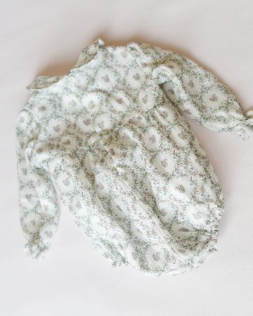 【LAST ONE/18m】pi&pa★Squirrelスモッキングロンパース(12m~18m)の画像