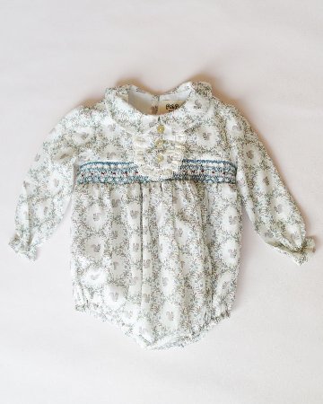 【LAST ONE/18m】pi&pa★Squirrelスモッキングロンパース(12m~18m)の画像