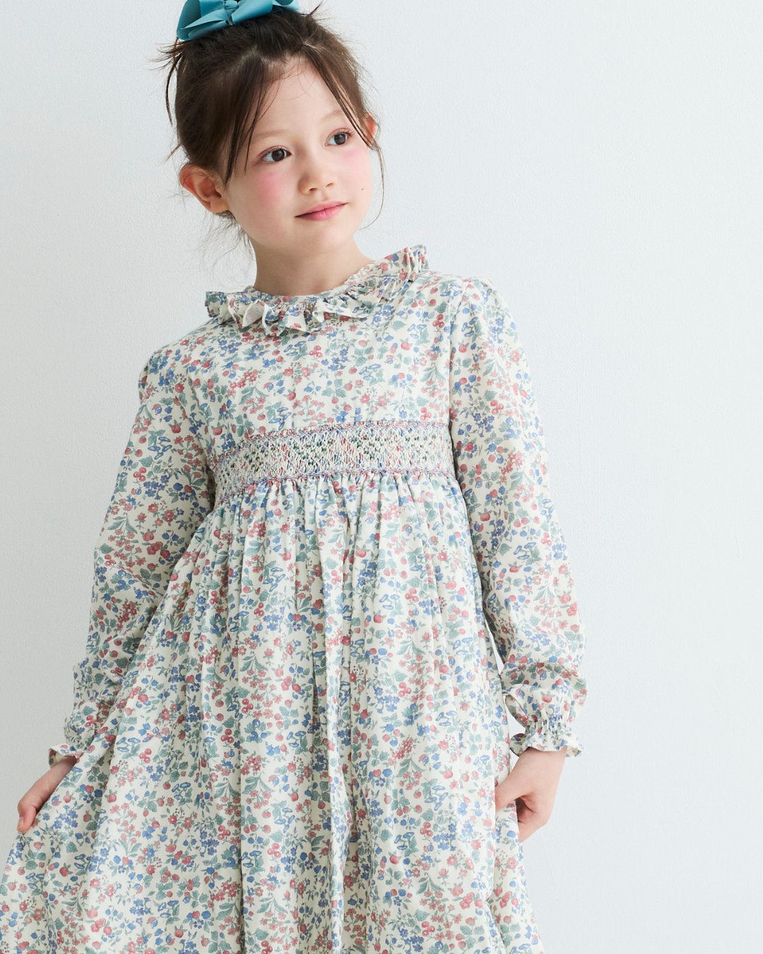 pi&pa★Valeriaスモッキングドレス(2A~10A)の画像