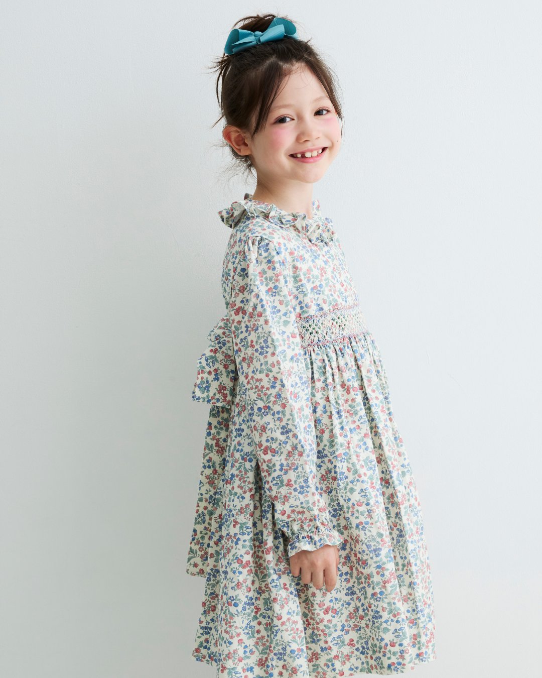 pi&pa★Valeriaスモッキングドレス(2A~10A)の画像