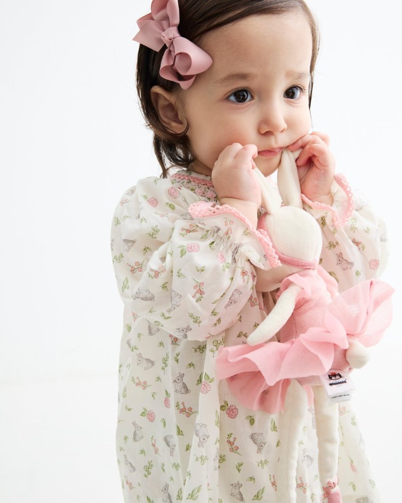 pi&pa★Bunniesハンドスモッキングビショップドレス(12m~3A)の画像