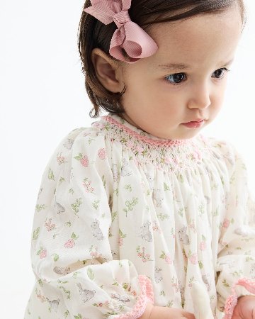 pi&pa★Bunniesハンドスモッキングビショップドレス(12m~3A)の画像