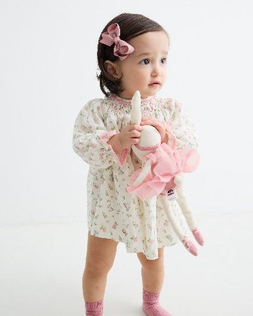 pi&pa★Bunniesハンドスモッキングビショップドレス(12m~3A)の画像