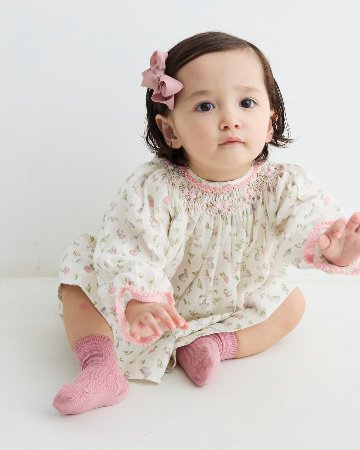 pi&pa★Bunniesハンドスモッキングビショップドレス(12m~3A)の画像