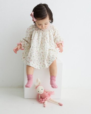 pi&pa★Bunniesハンドスモッキングビショップドレス(12m~3A)の画像