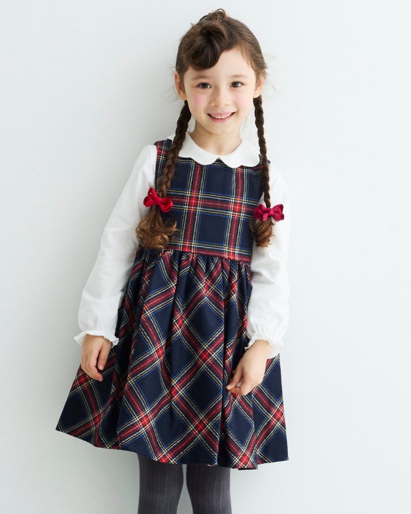 【LAST ONE/4A】JOMilano★スコティッシュガールズドレス(2A~10A)の画像