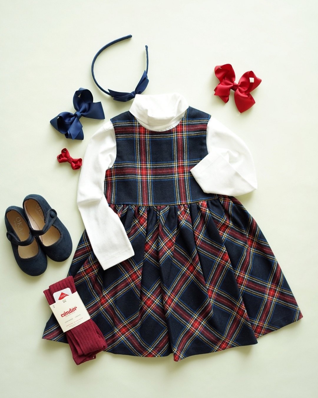 JOMilano★スコティッシュガールズドレス(2A~10A)の画像