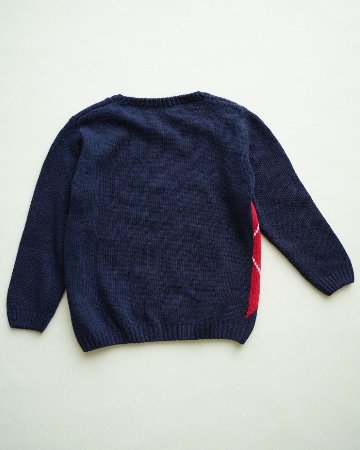 JOMilano★カシミヤ混アーガイルセーター(2A~10A)の画像