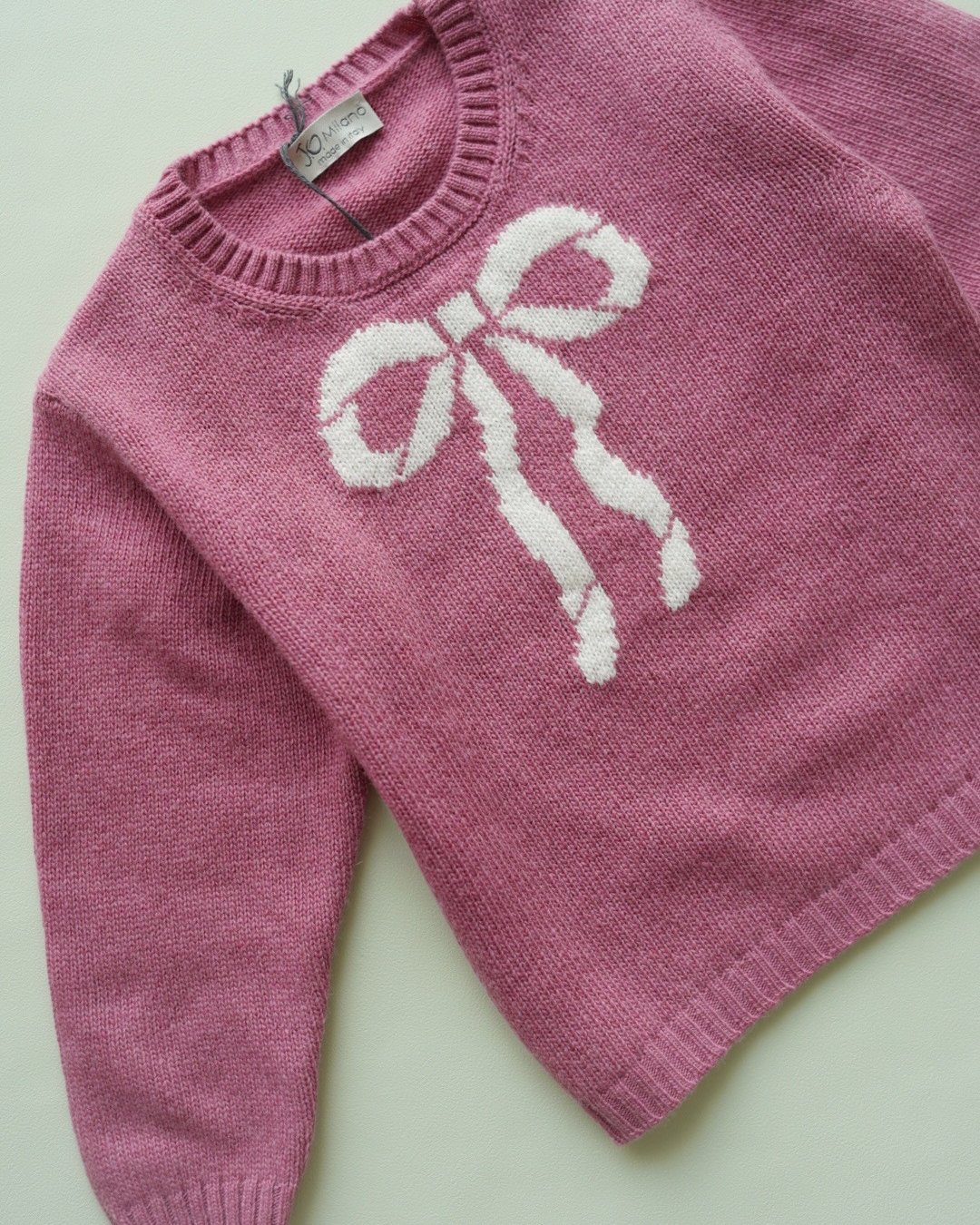 JOMilano★カシミヤ混ROSAリボンセーター(2A~10A)の画像