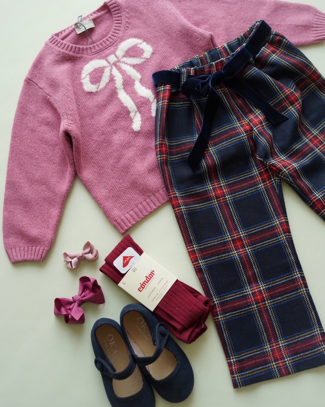 JOMilano★カシミヤ混ROSAリボンセーター(2A~10A)の画像