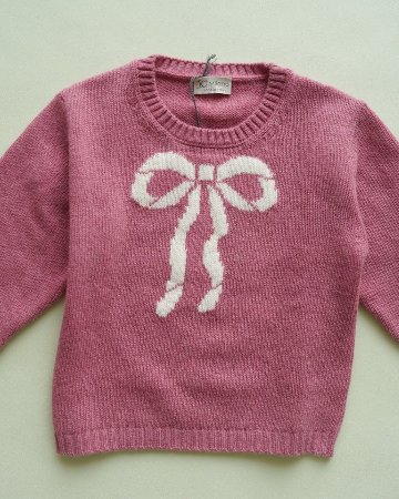 JOMilano★カシミヤ混ROSAリボンセーター(2A~10A)の画像