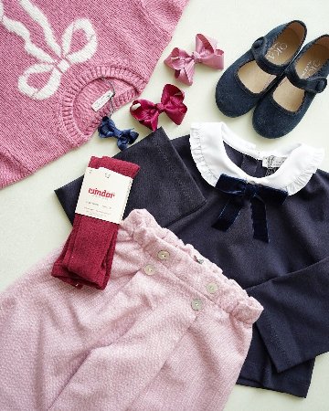 JOMilano★カシミヤ混ROSAリボンセーター(2A~10A)の画像