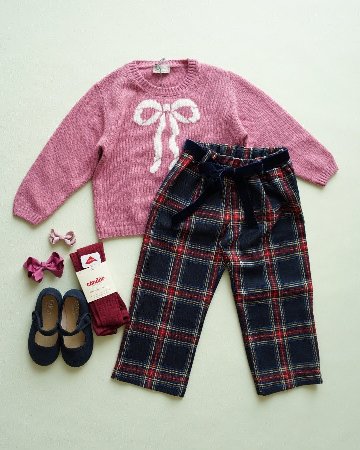 JOMilano★カシミヤ混ROSAリボンセーター(2A~10A)の画像