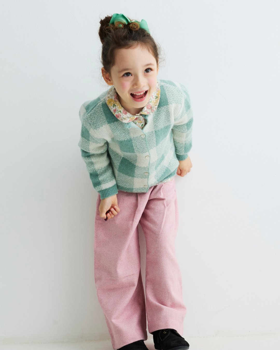 JOMilano★カシミヤ混VERDE SALVIAカーディガン(2A~10A)の画像