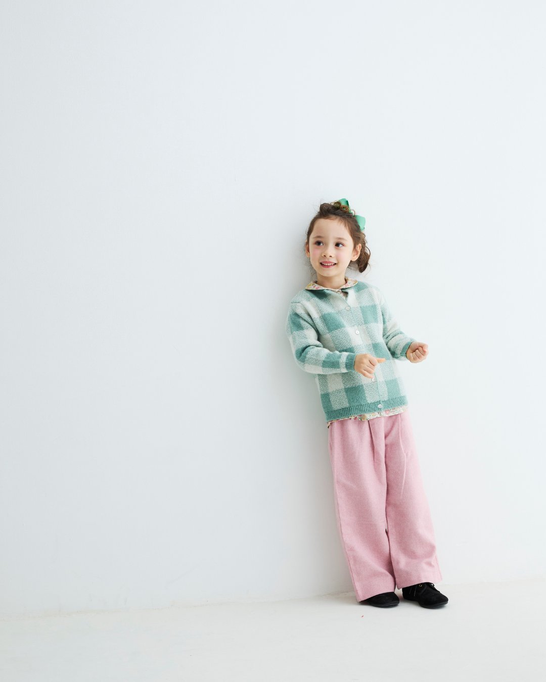 JOMilano★カシミヤ混VERDE SALVIAカーディガン(2A~10A)の画像