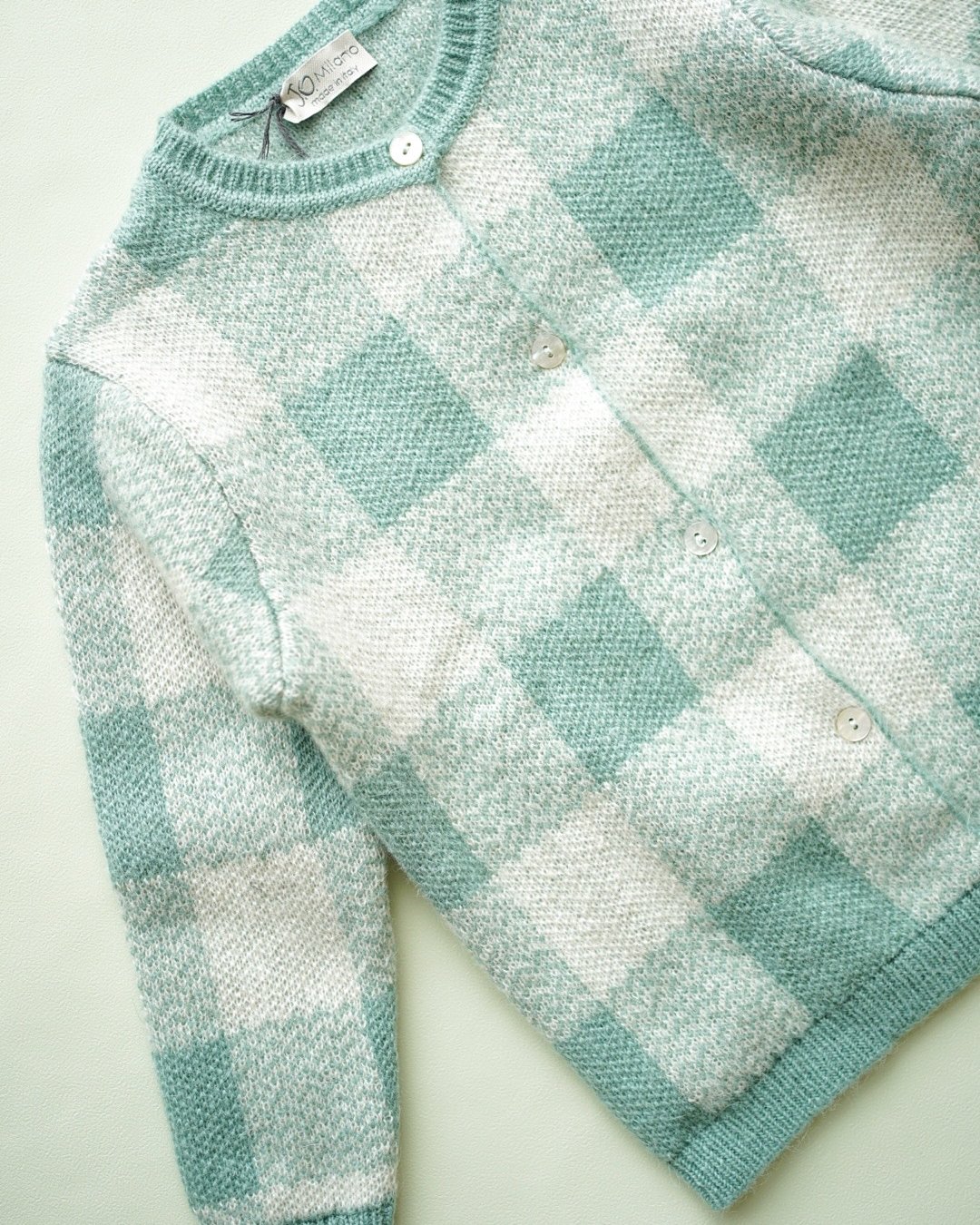 JOMilano★カシミヤ混VERDE SALVIAカーディガン(2A~10A)の画像