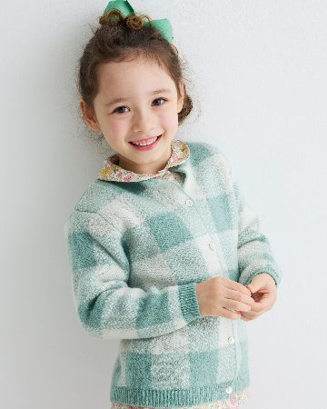 JOMilano★カシミヤ混VERDE SALVIAカーディガン(2A~10A)の画像