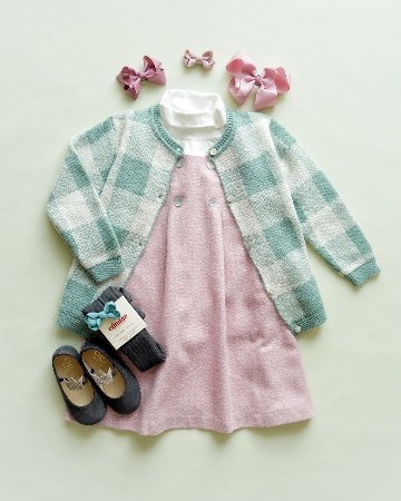 JOMilano★カシミヤ混VERDE SALVIAカーディガン(2A~10A)の画像