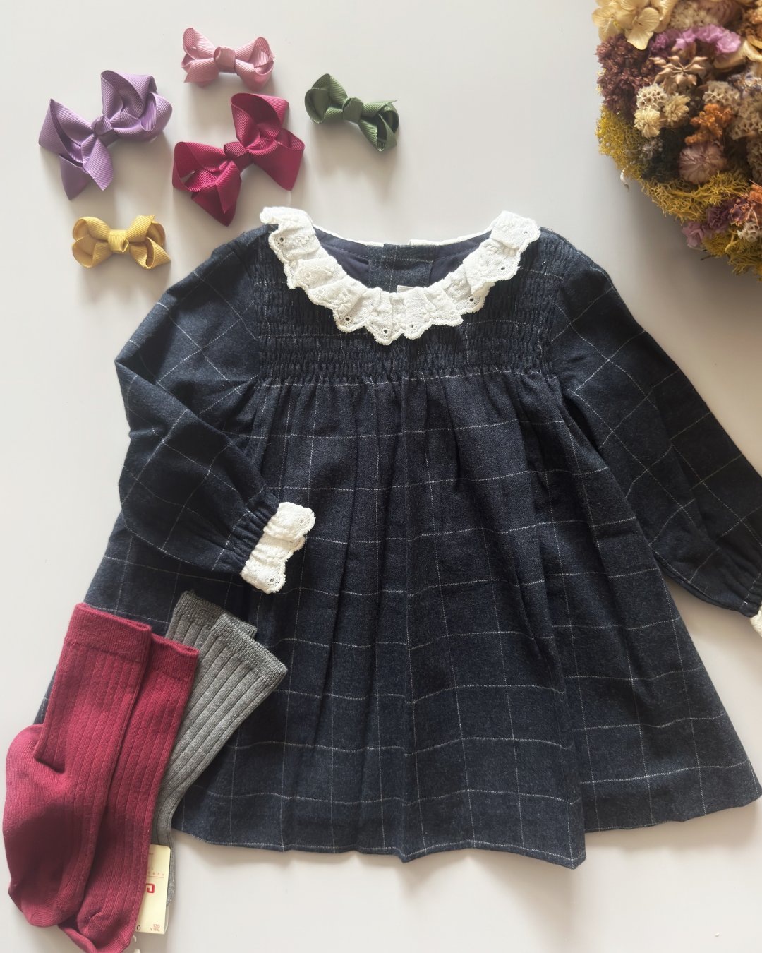 FinaEjerique★プレイドチェックドレス-mini(12m~4A)の画像