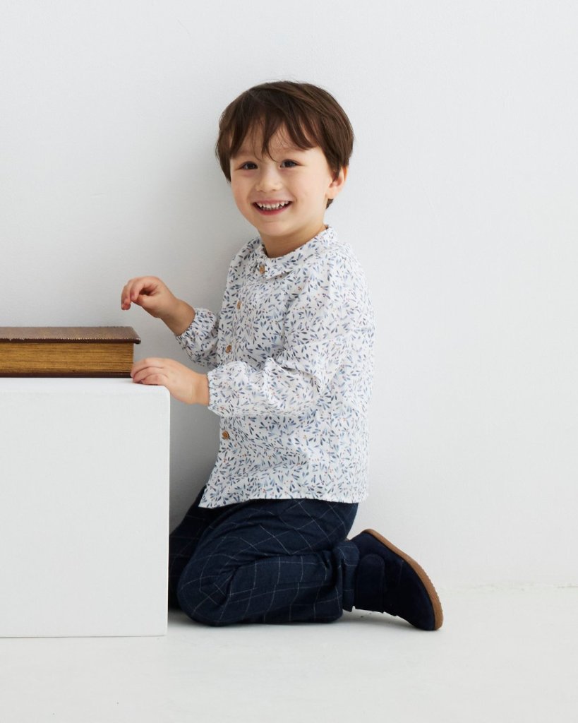 FinaEjerique★リーフボーイズシャツ(12m~4A)の画像