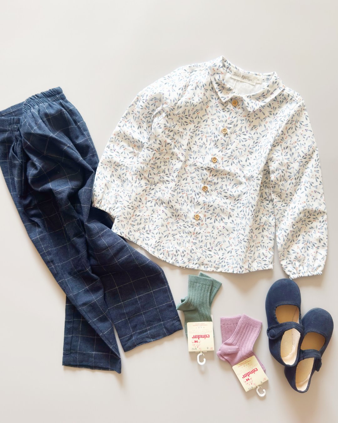 FinaEjerique★リーフボーイズシャツ(12m~4A)の画像