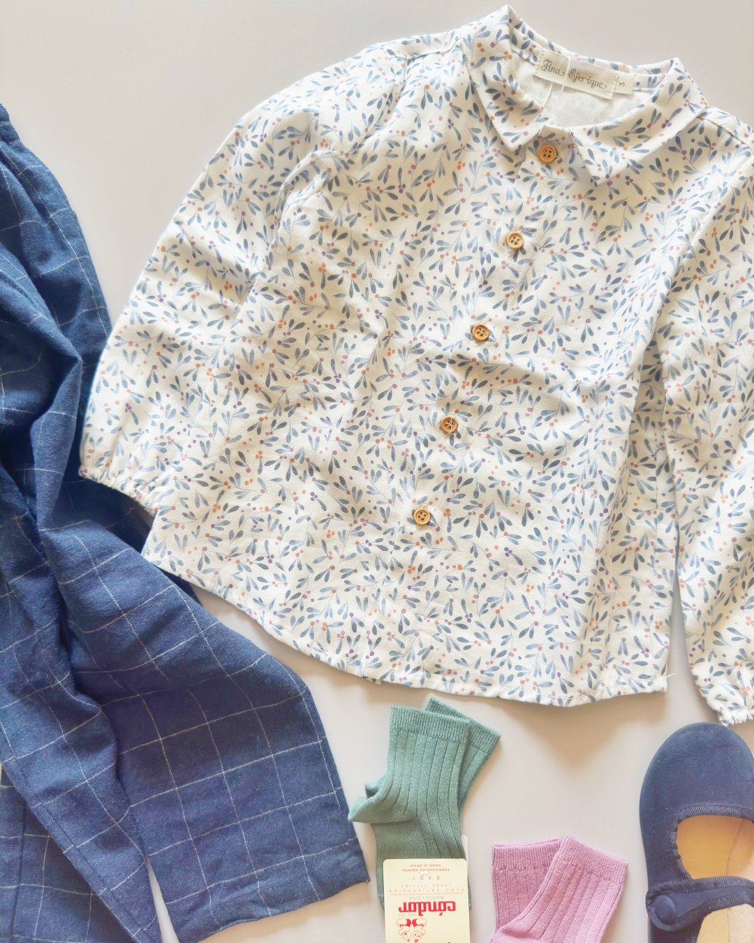 FinaEjerique★リーフボーイズシャツ(12m~4A)の画像