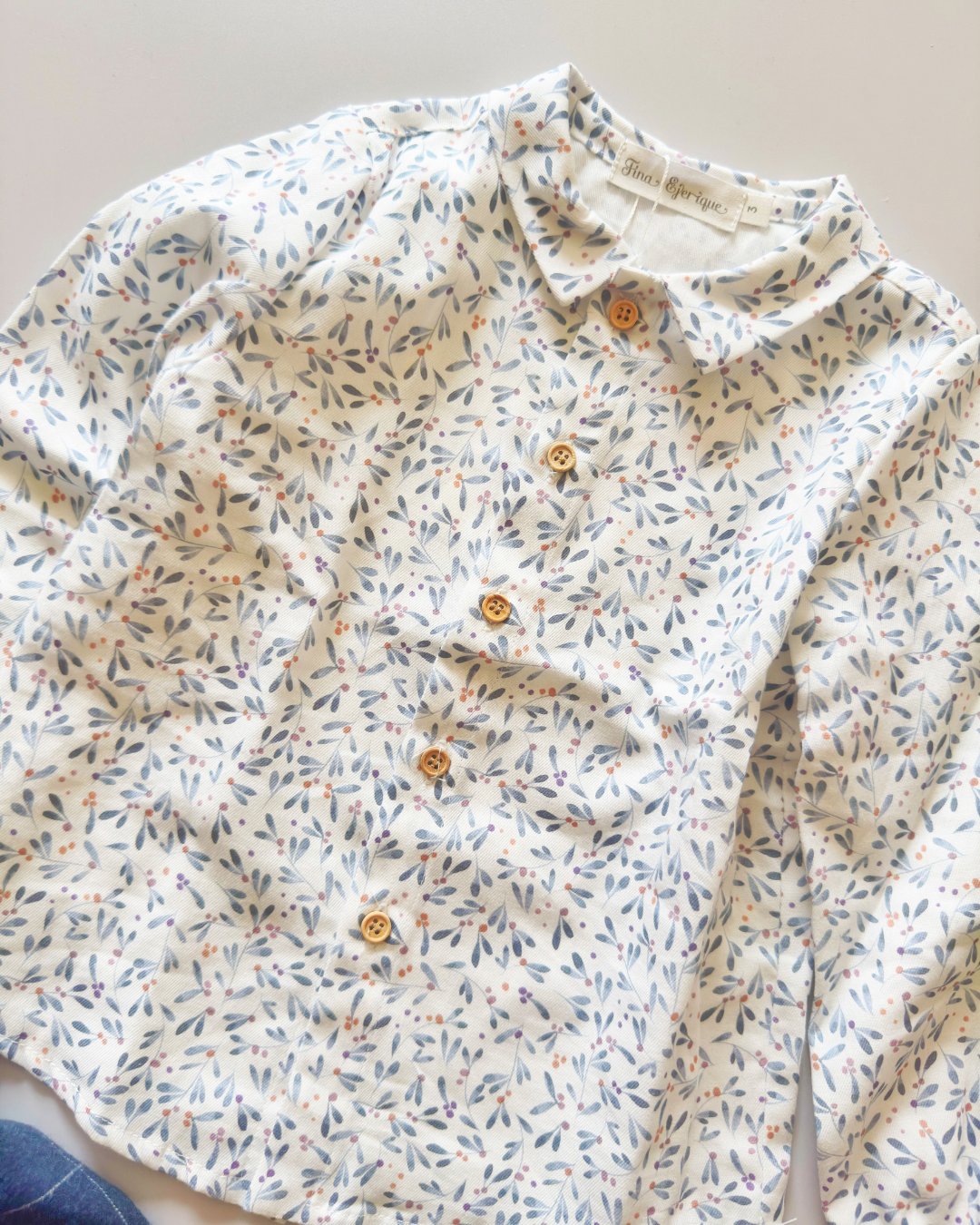 FinaEjerique★リーフボーイズシャツ(12m~4A)の画像