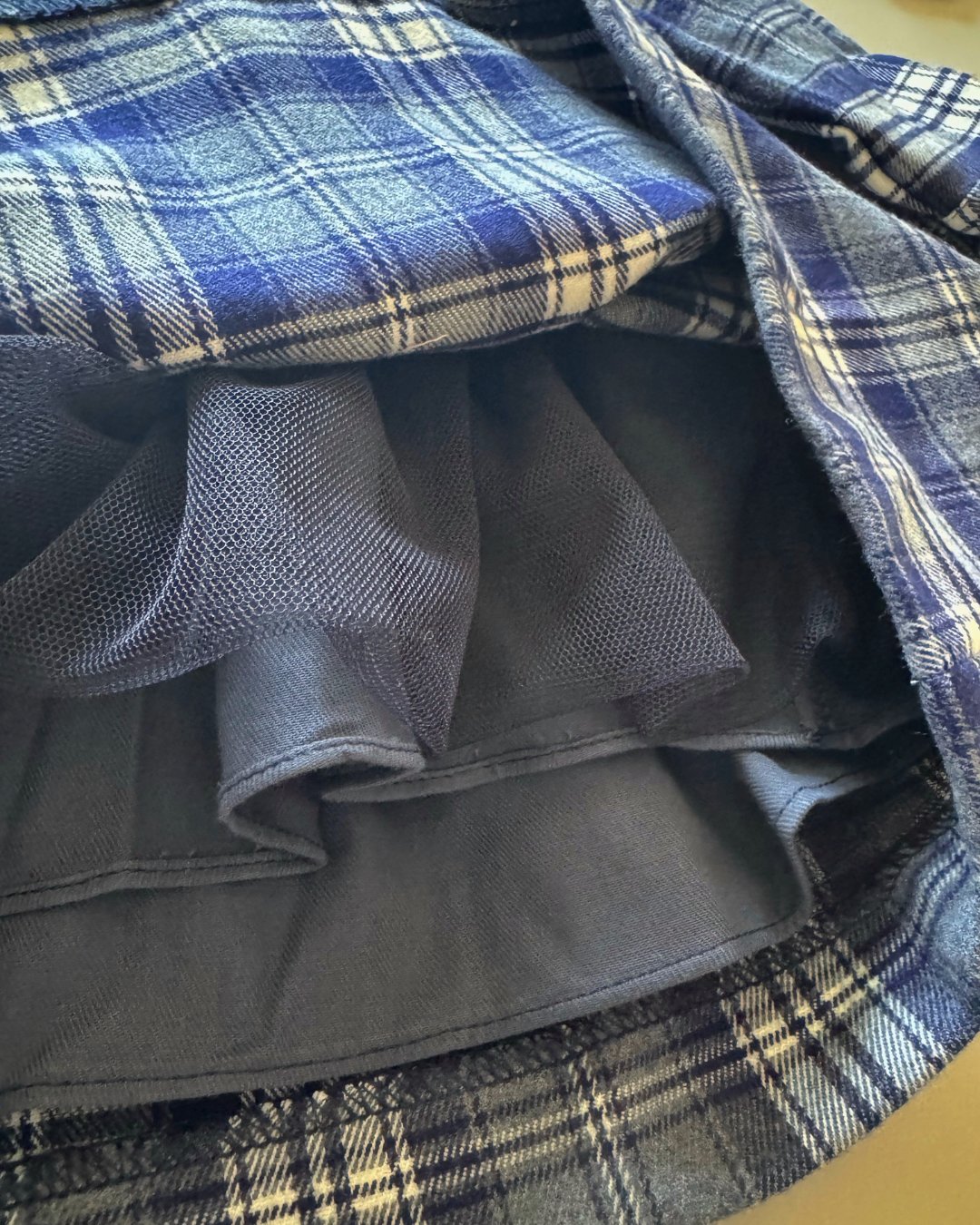 Malvi&Co★ネイビータータンスモッキングドレス(2A~10A)の画像