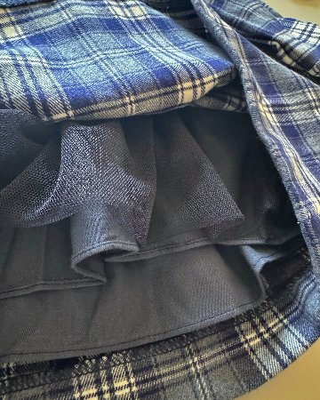 Malvi&Co★ネイビータータンスモッキングドレス(2A~10A)の画像