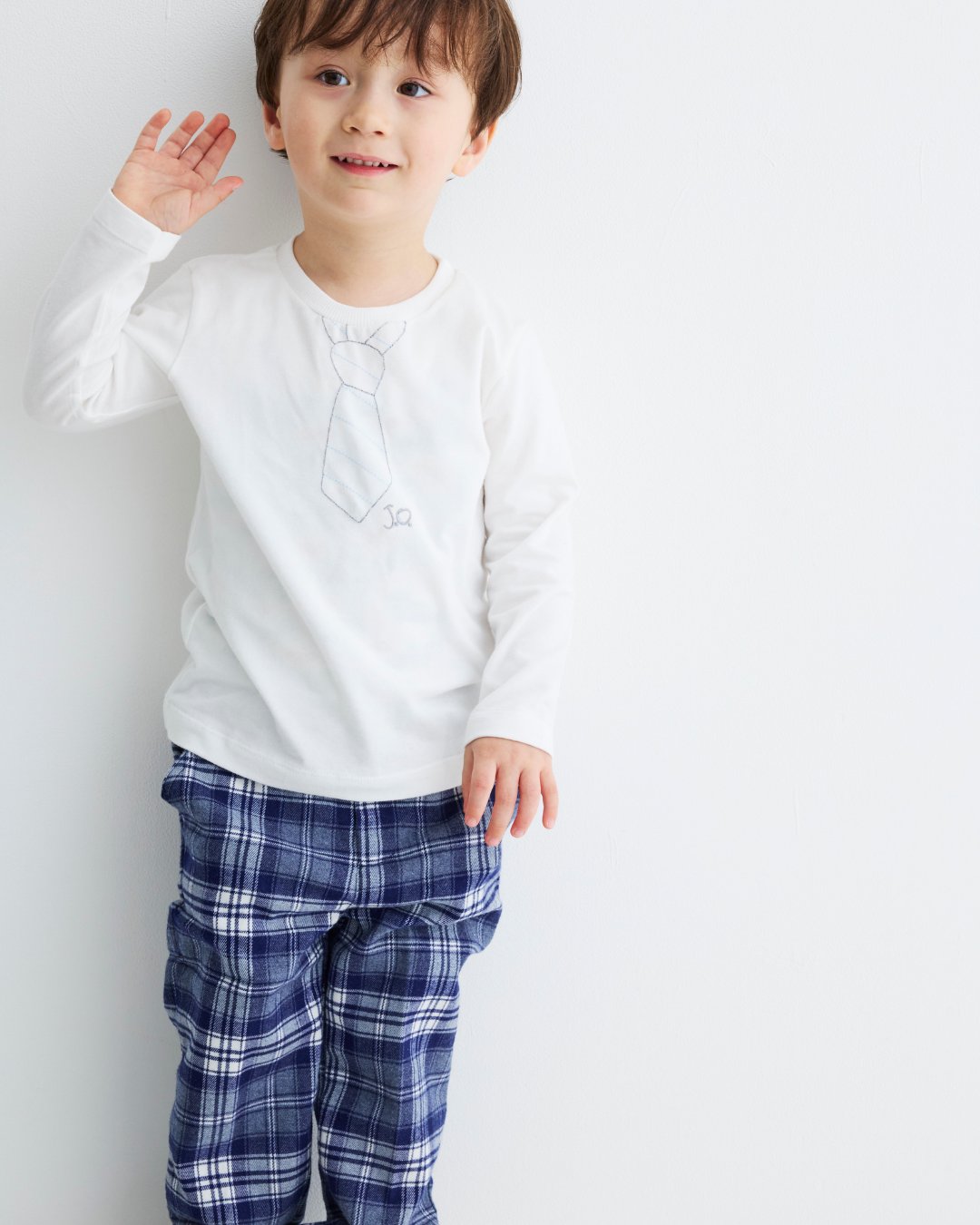 Malvi&Co(ISI)★ネイビータータンボーイズパンツ(2A~8A)の画像