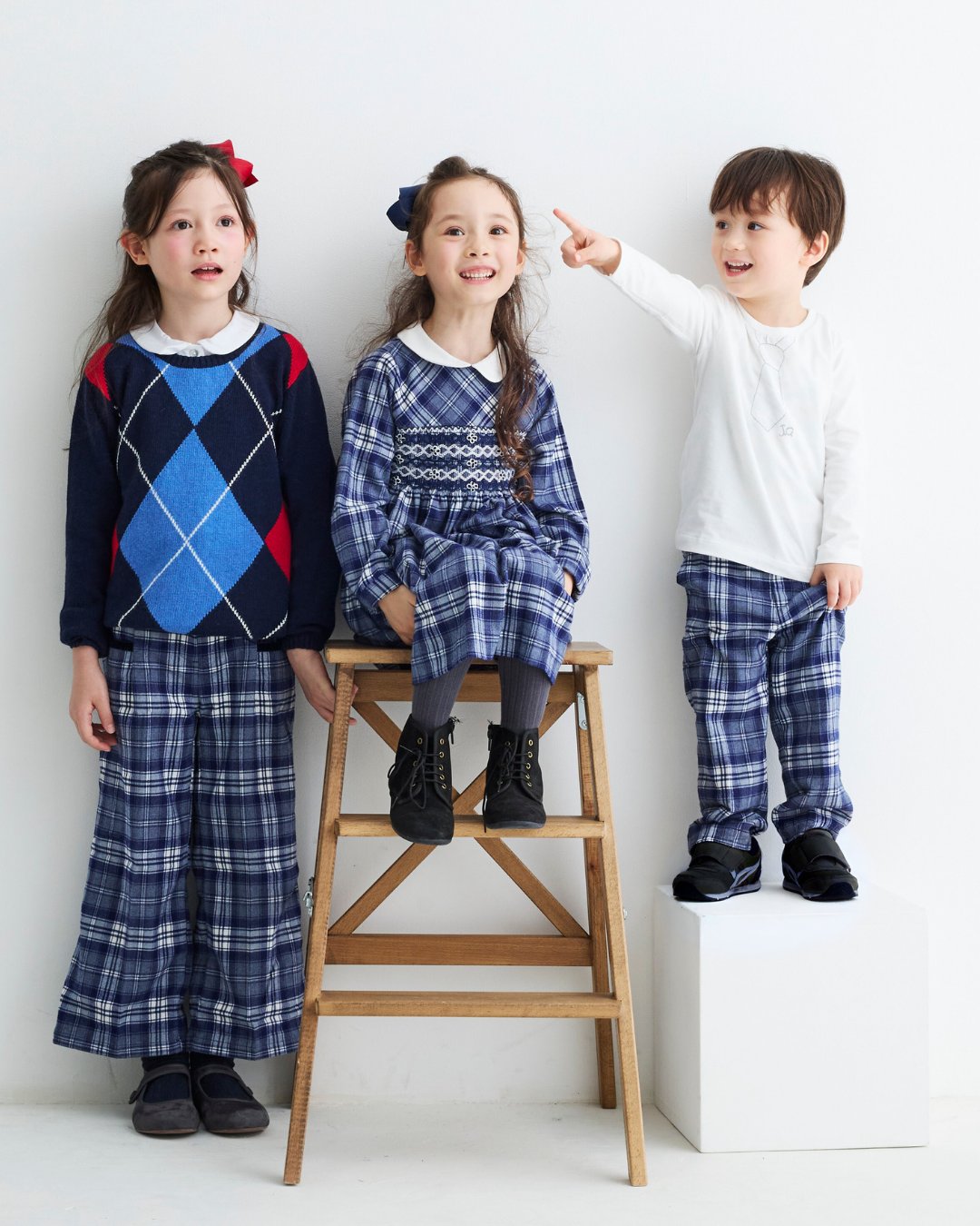 Malvi&Co★ネイビータータンガールズパンツ(3A~10A)の画像