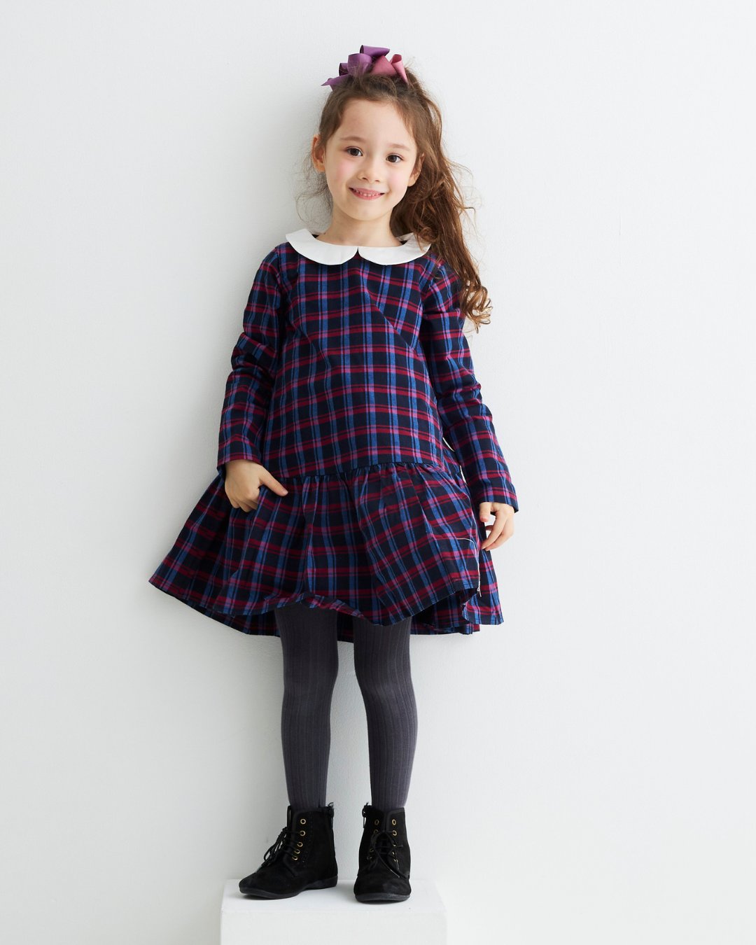 RachelRiley★Drom Hem Check Dress(3y~10y)の画像
