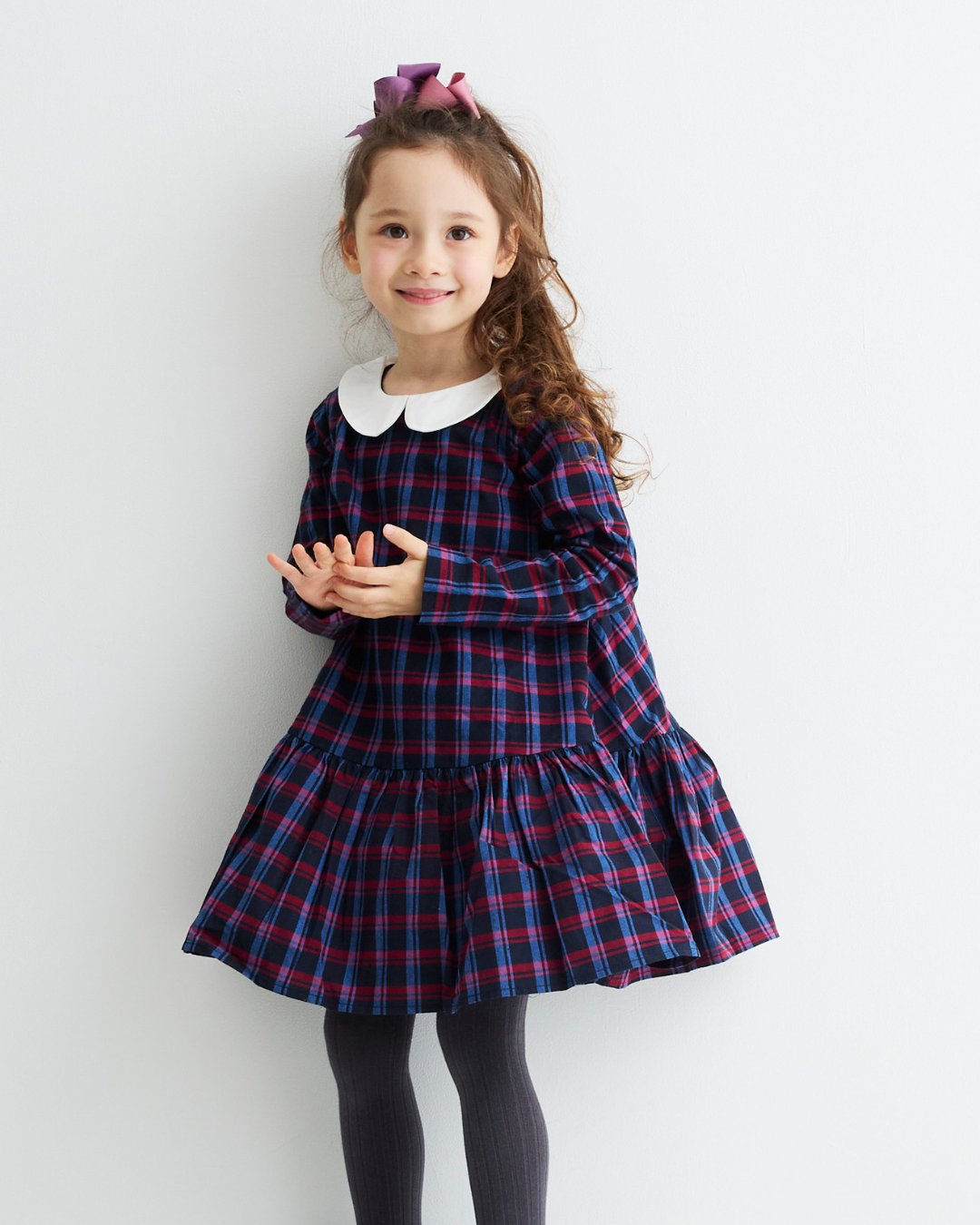 RachelRiley★Drom Hem Check Dress(3y~10y)の画像