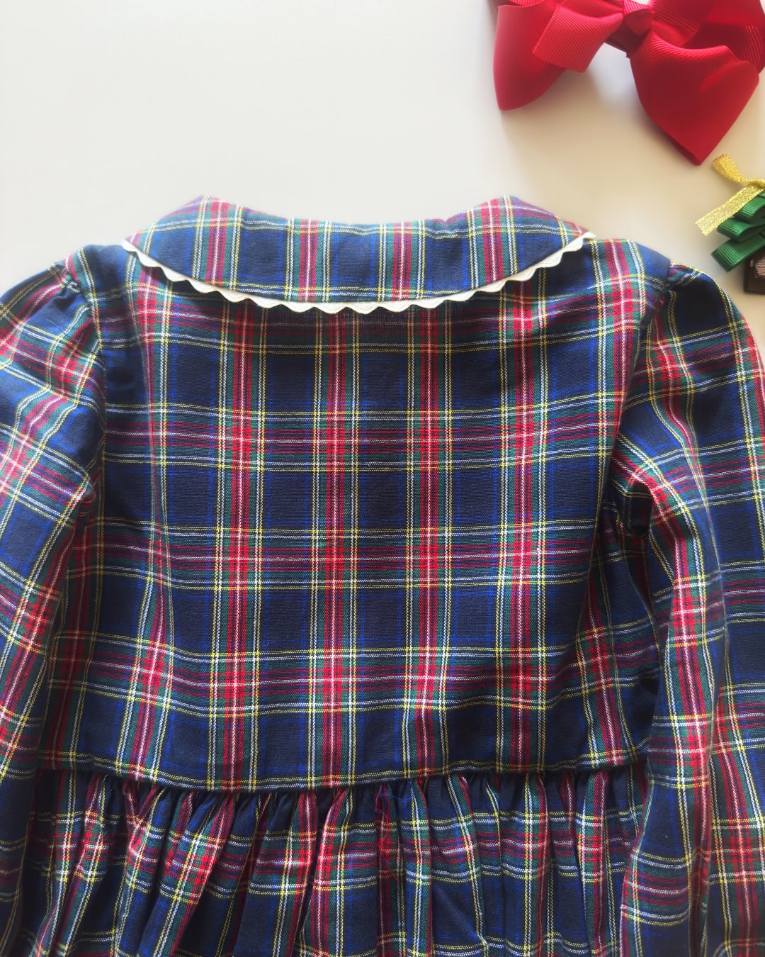 RachelRiley★Tartan Button Front Dress(3y~10y)の画像