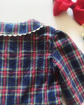 RachelRiley★Tartan Button Front Dress(3y~10y)の画像