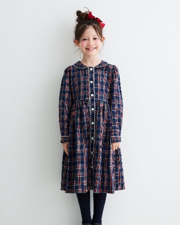 RachelRiley★Tartan Button Front Dress(3y~10y)の画像