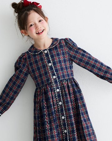 RachelRiley★Tartan Button Front Dress(3y~10y)の画像
