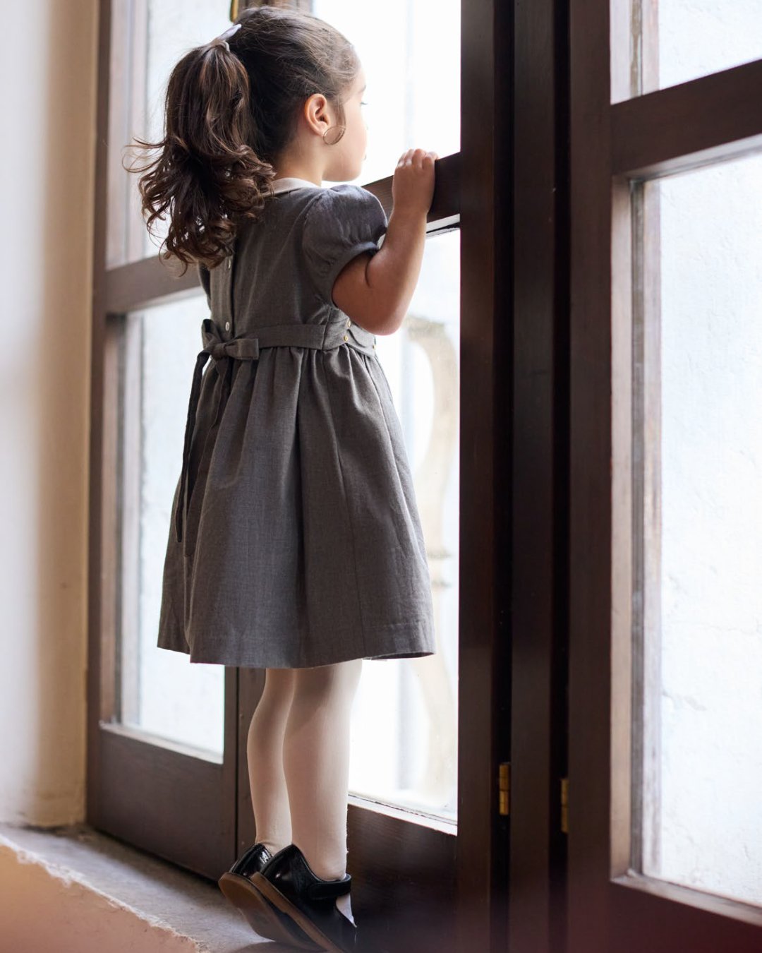 Malvi&Co★スカラップ刺繍フランネルドレス(3A~10A)の画像