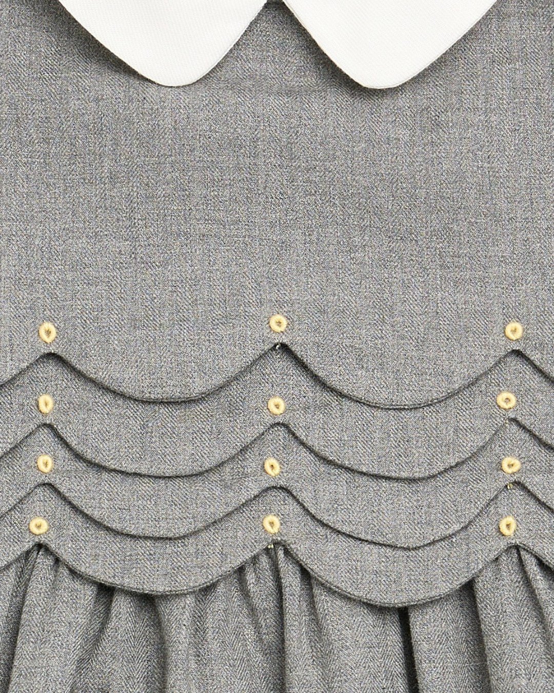 Malvi&Co★スカラップ刺繍フランネルドレス(3A~10A)の画像