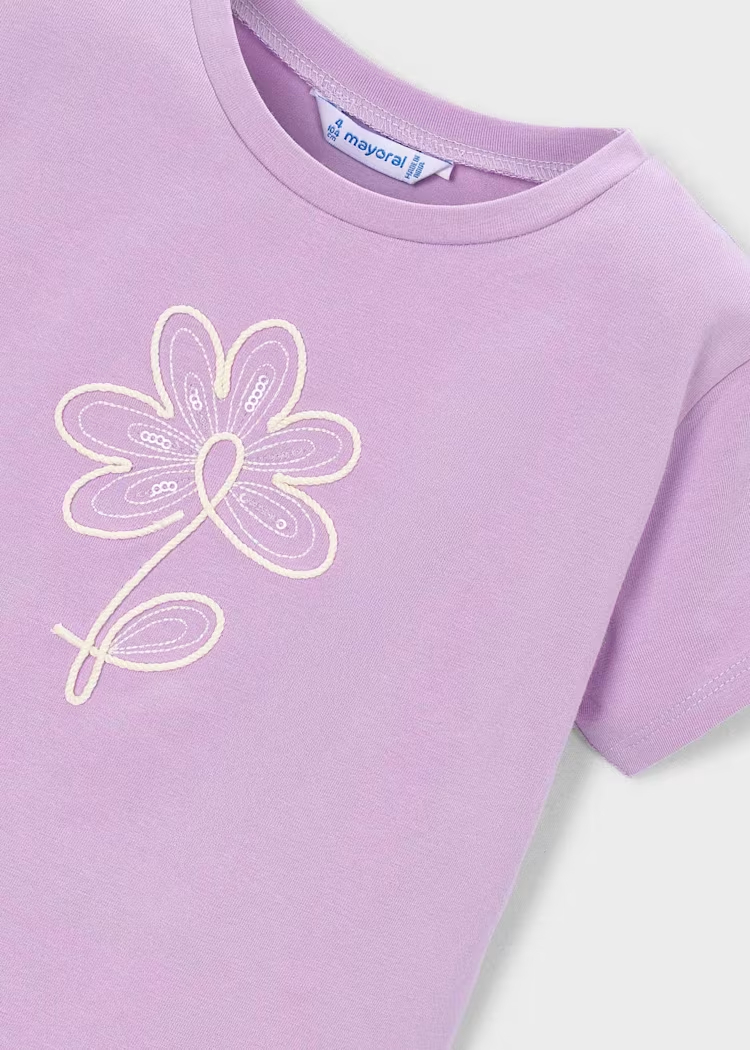 Mayoral★フラワー刺繍ジャージーTシャツ(全2色)(2y~10y)の画像