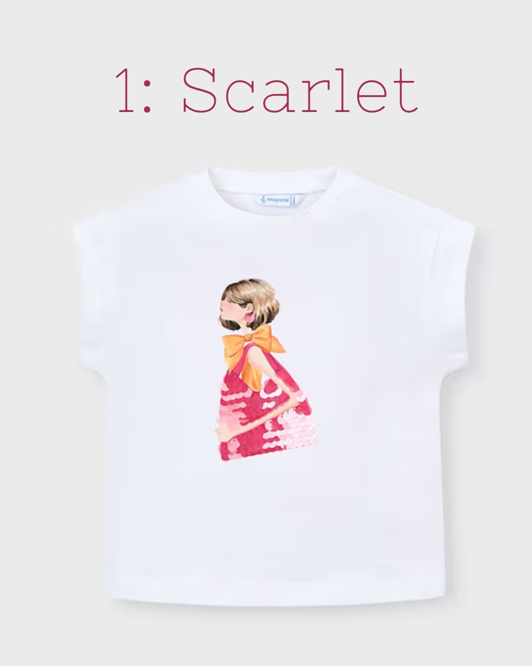 Mayoral★PrettygirlジャージーTシャツ(全2色)(2y~10y)の画像