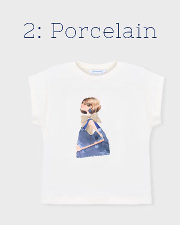 Mayoral★PrettygirlジャージーTシャツ(全2色)(2y~10y)の画像