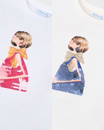 Mayoral★PrettygirlジャージーTシャツ(全2色)(2y~10y)の画像